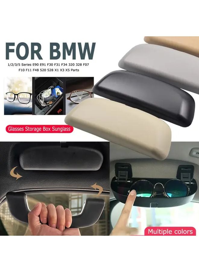 Black Glasses Case Storage Rack Holder For BMW 1 2 3 5 Series E90 F30 F10 F48 - Image 1